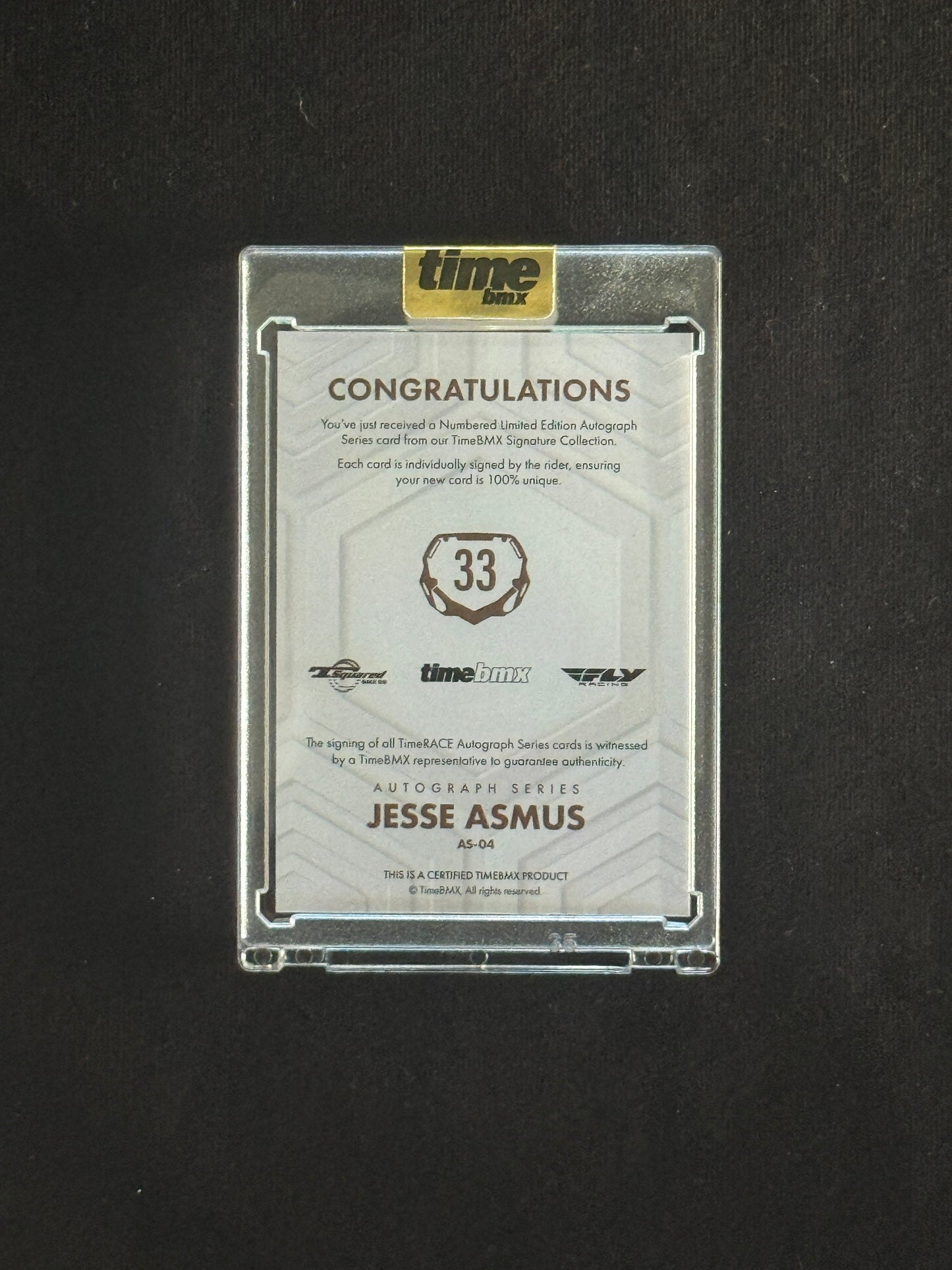 Jesse Asmus - Autograph Series - 20/20