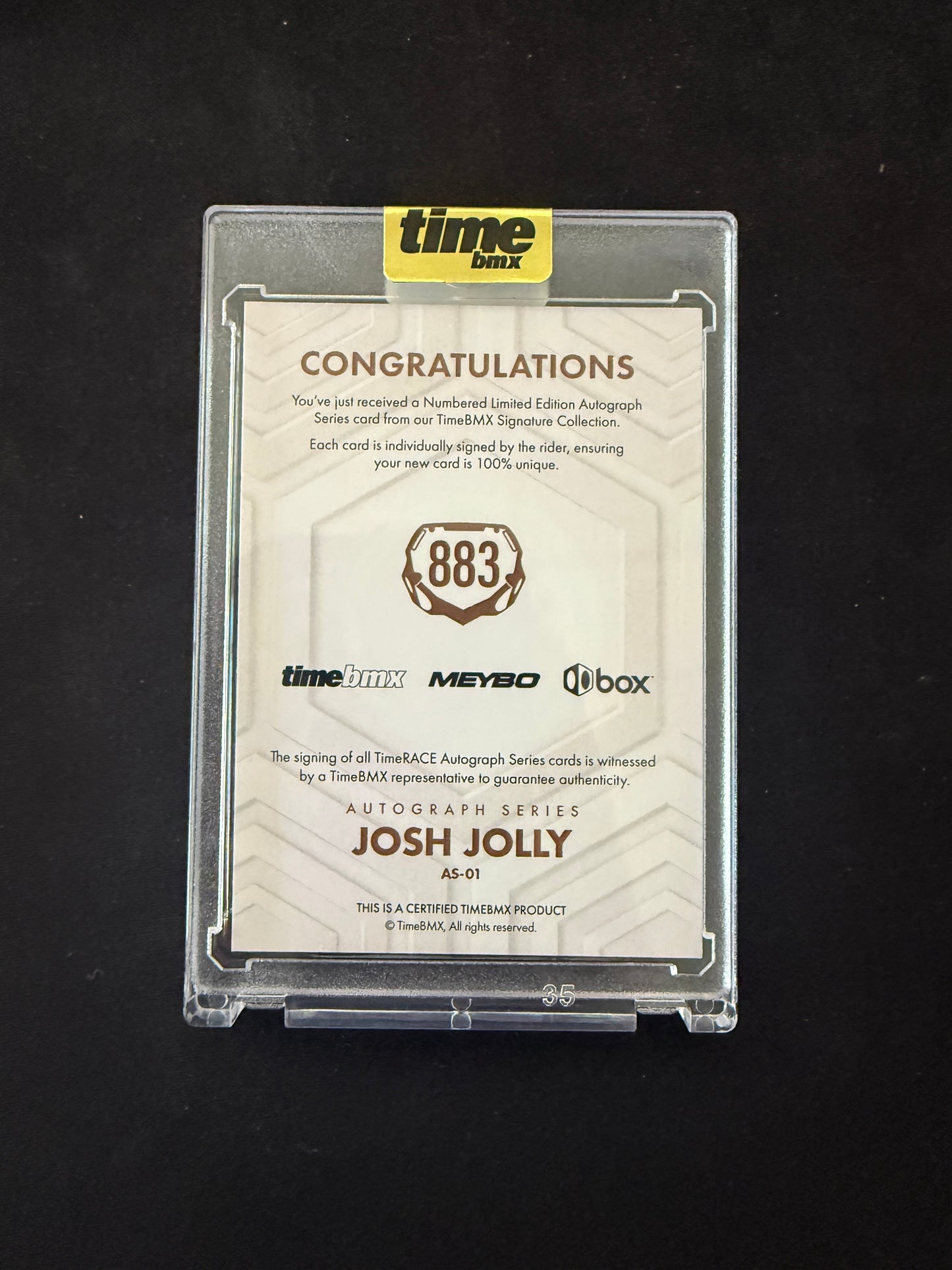 Josh Jolly - Autograph Series - 20/20