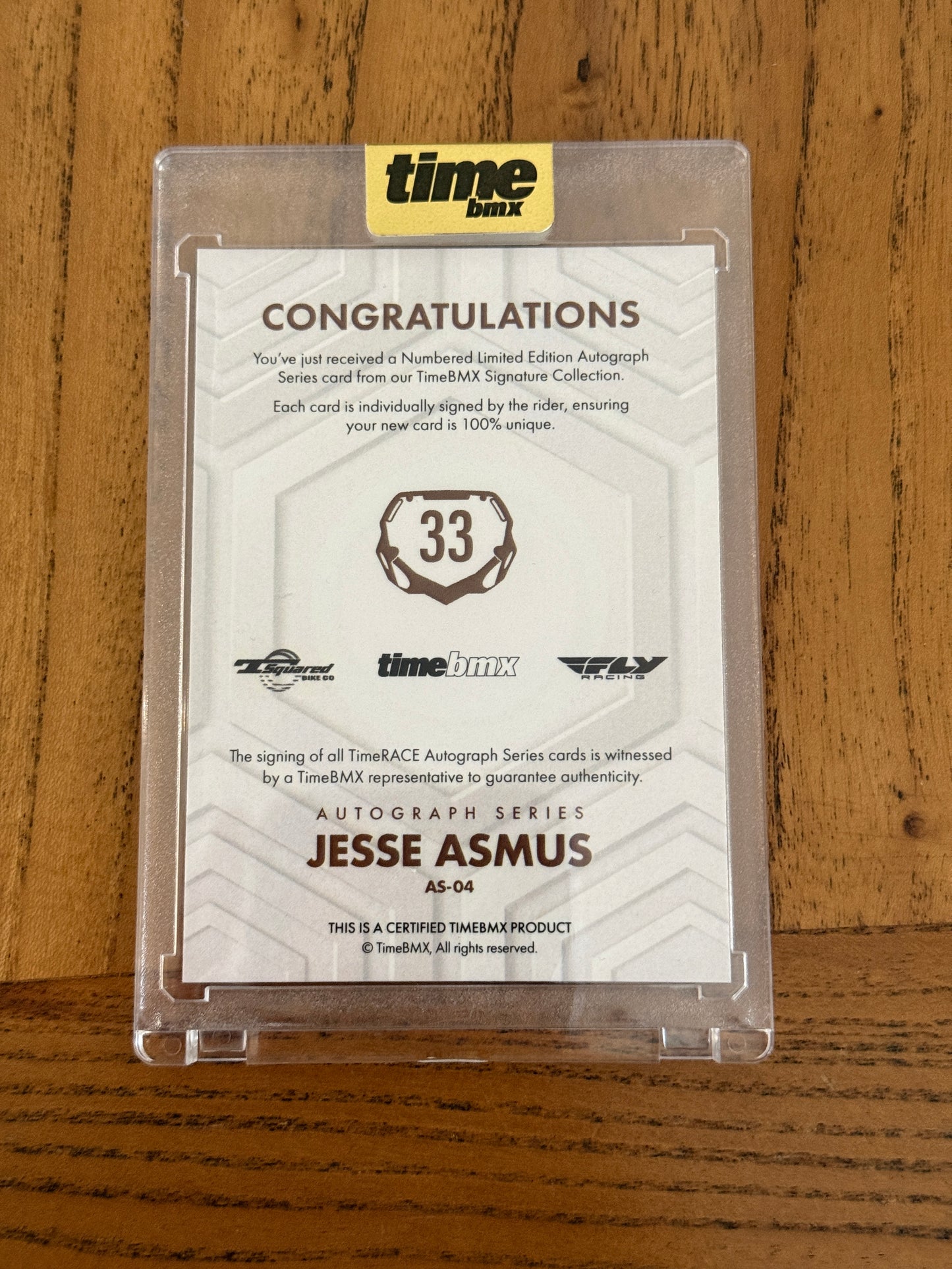 Jesse Asmus - Autograph Series - 10/20