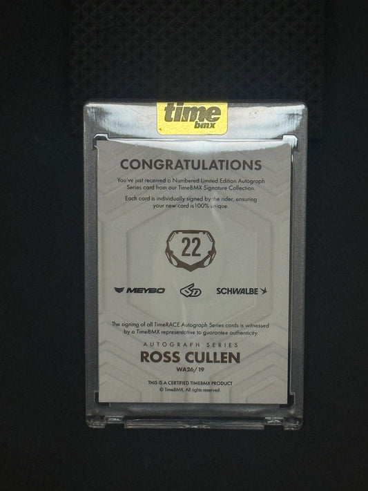 Ross Cullen - Autograph Series - 12/20