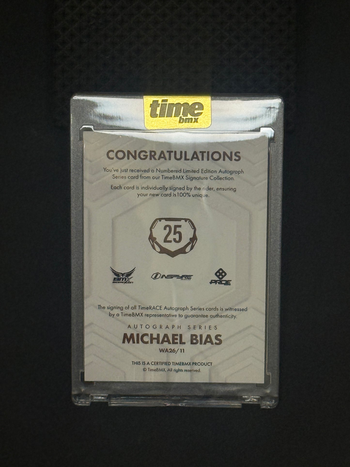Michael Bias - Autograph Series - 16/20