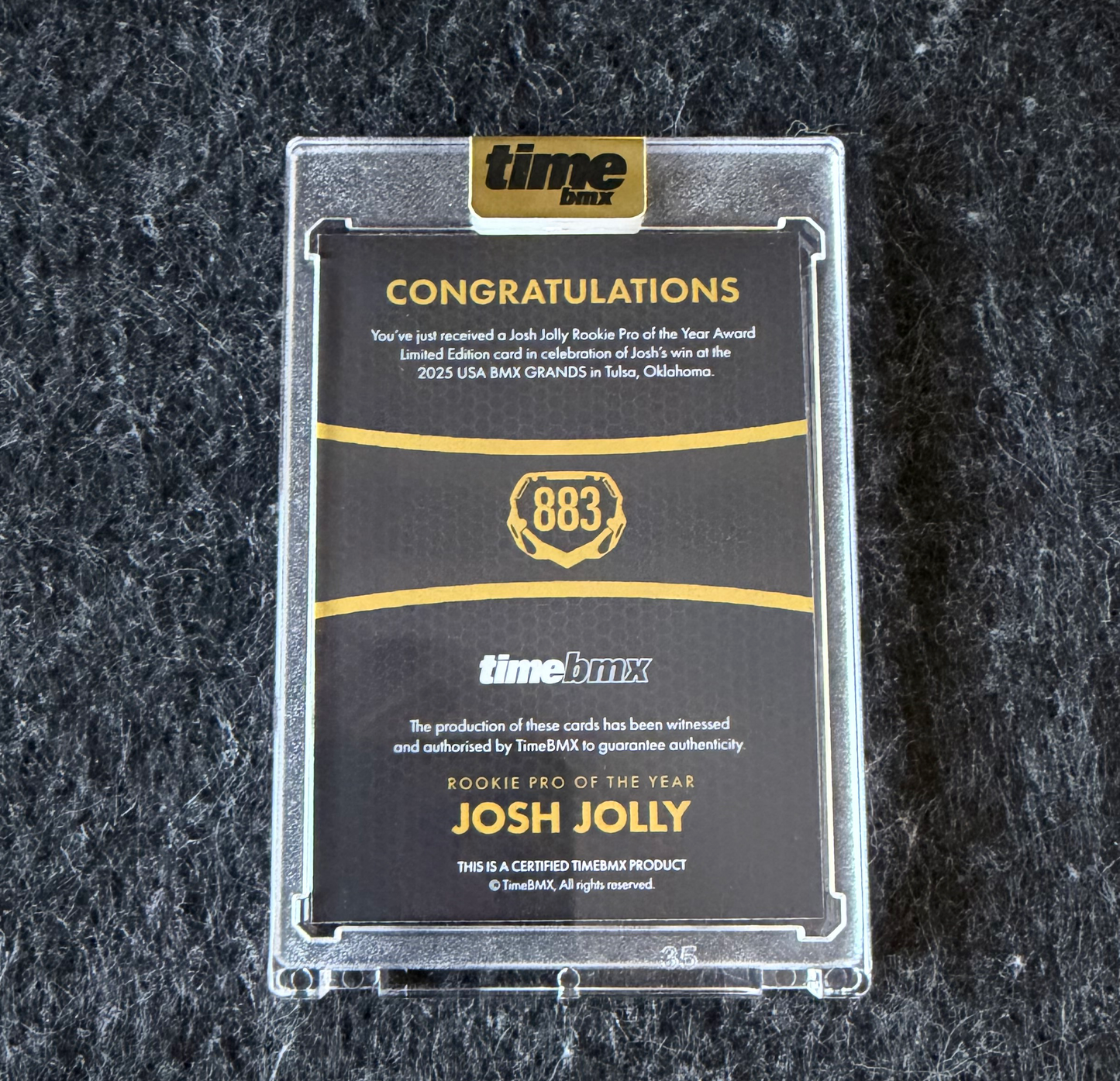Josh Jolly Rookie Pro of the Year (Foil Edition)