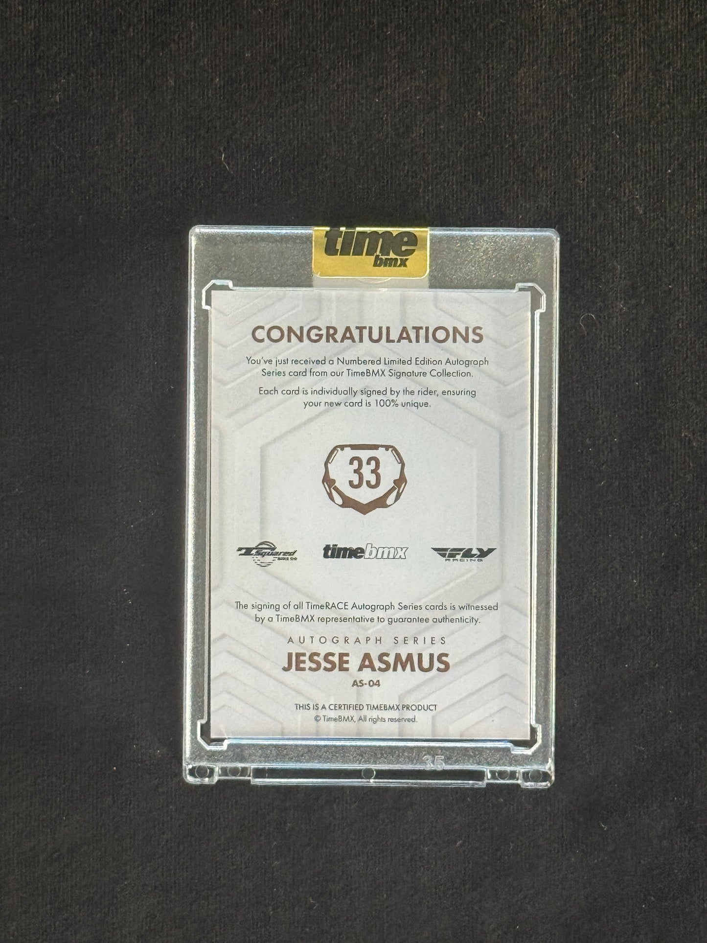 Jesse Asmus - Autograph Series - 17/20