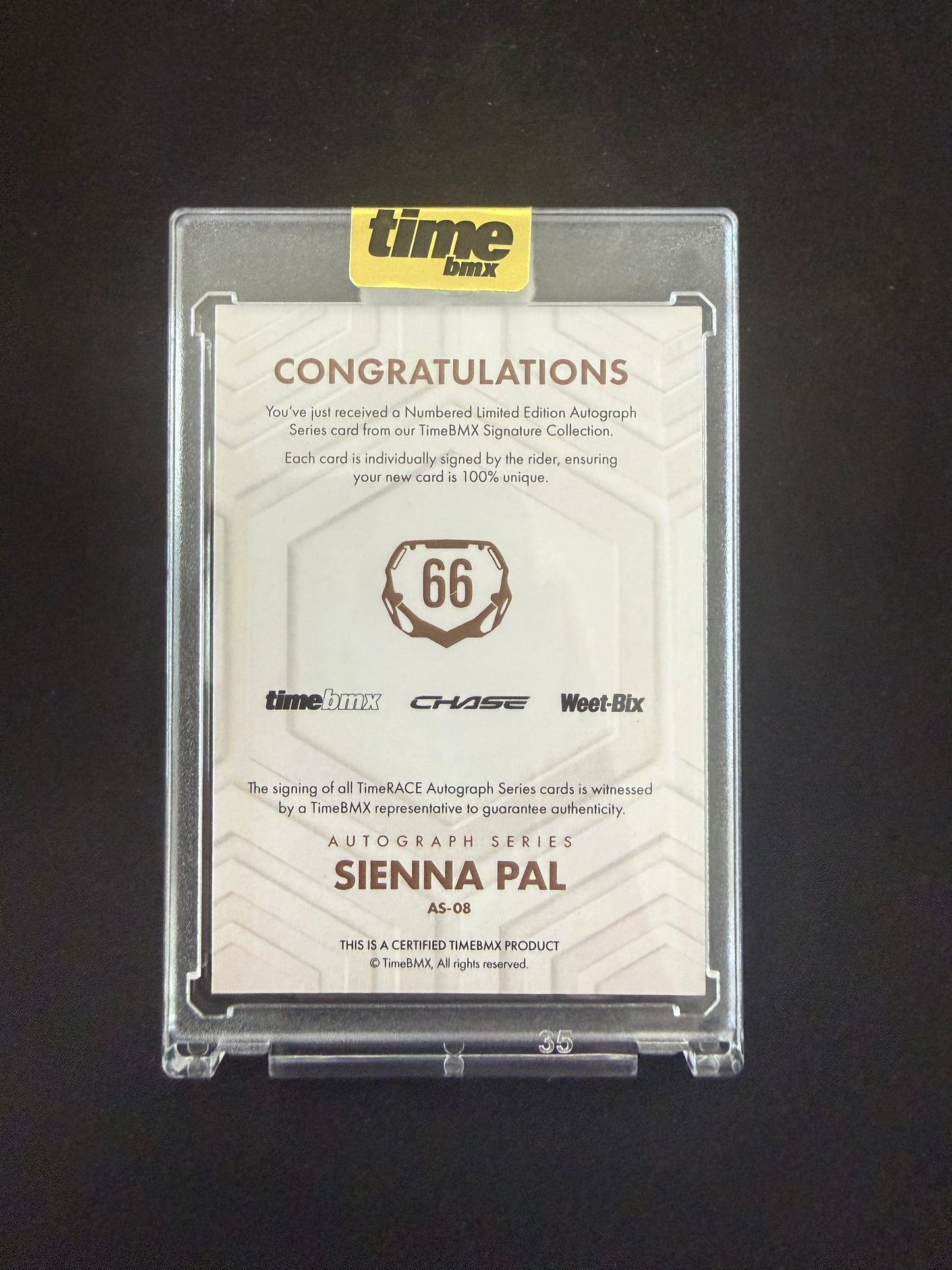 Sienna Pal - Autograph Series - 20/20