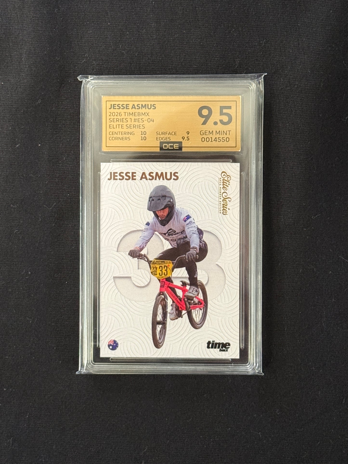 Jesse Asmus - Elite Series - OCE GEM MINT 9.5