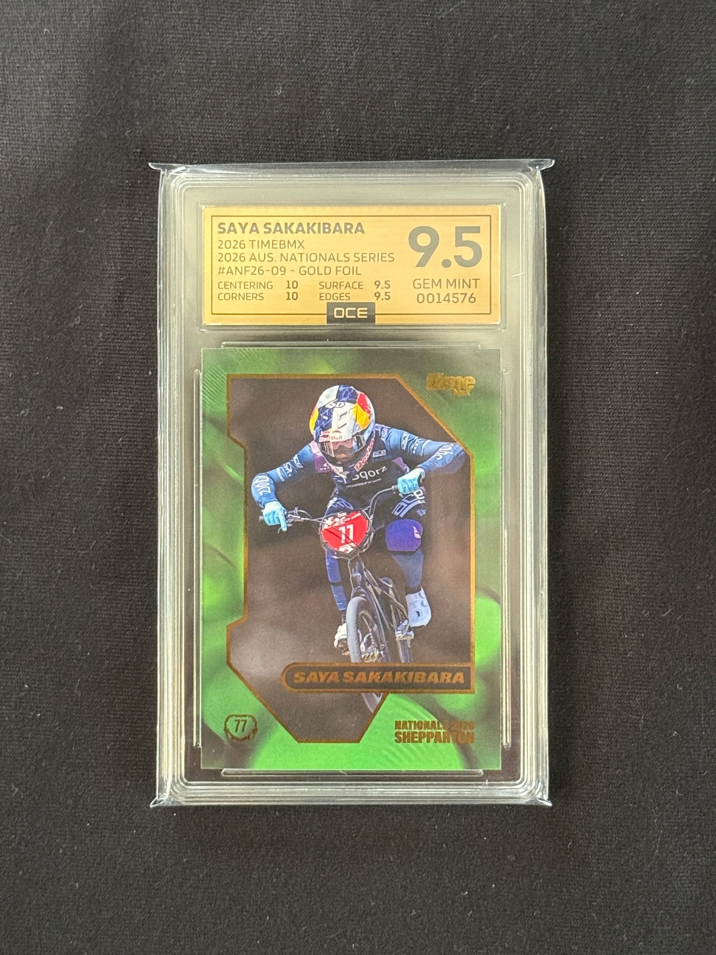 Saya Sakakibara - Nationals 2026 Gold Foil - OCE GEM MINT 9.5