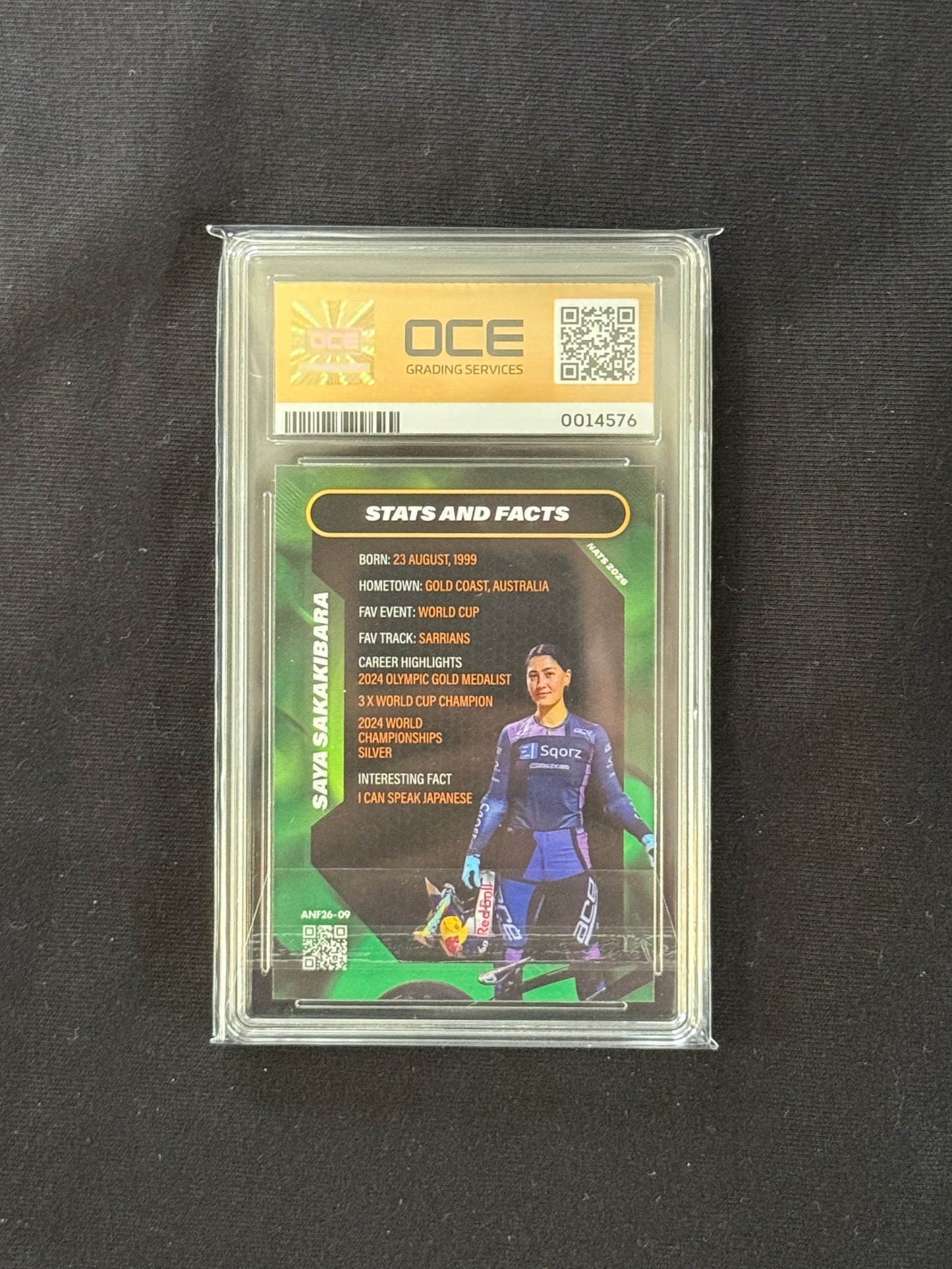 Saya Sakakibara - Nationals 2026 Gold Foil - OCE GEM MINT 9.5