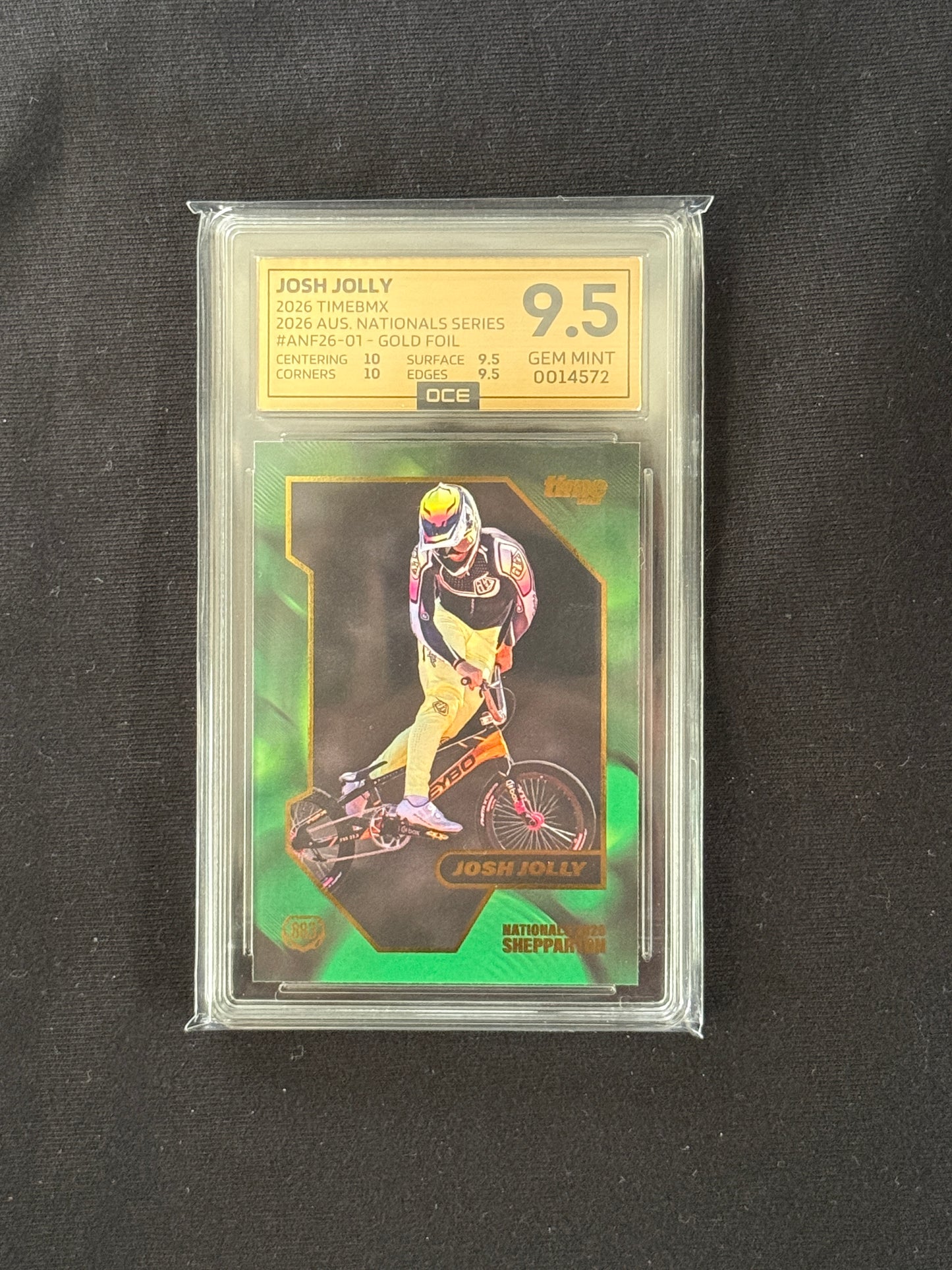 Josh Jolly - Nationals 2026 Gold Foil - OCE GEM MINT 9.5
