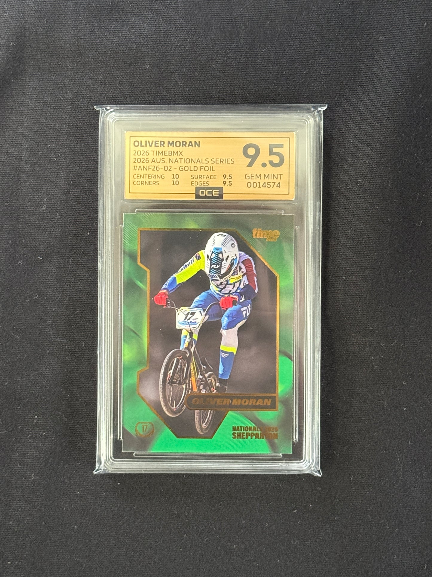 Oliver Moran - Nationals 2026 Gold Foil - OCE GEM MINT 9.5