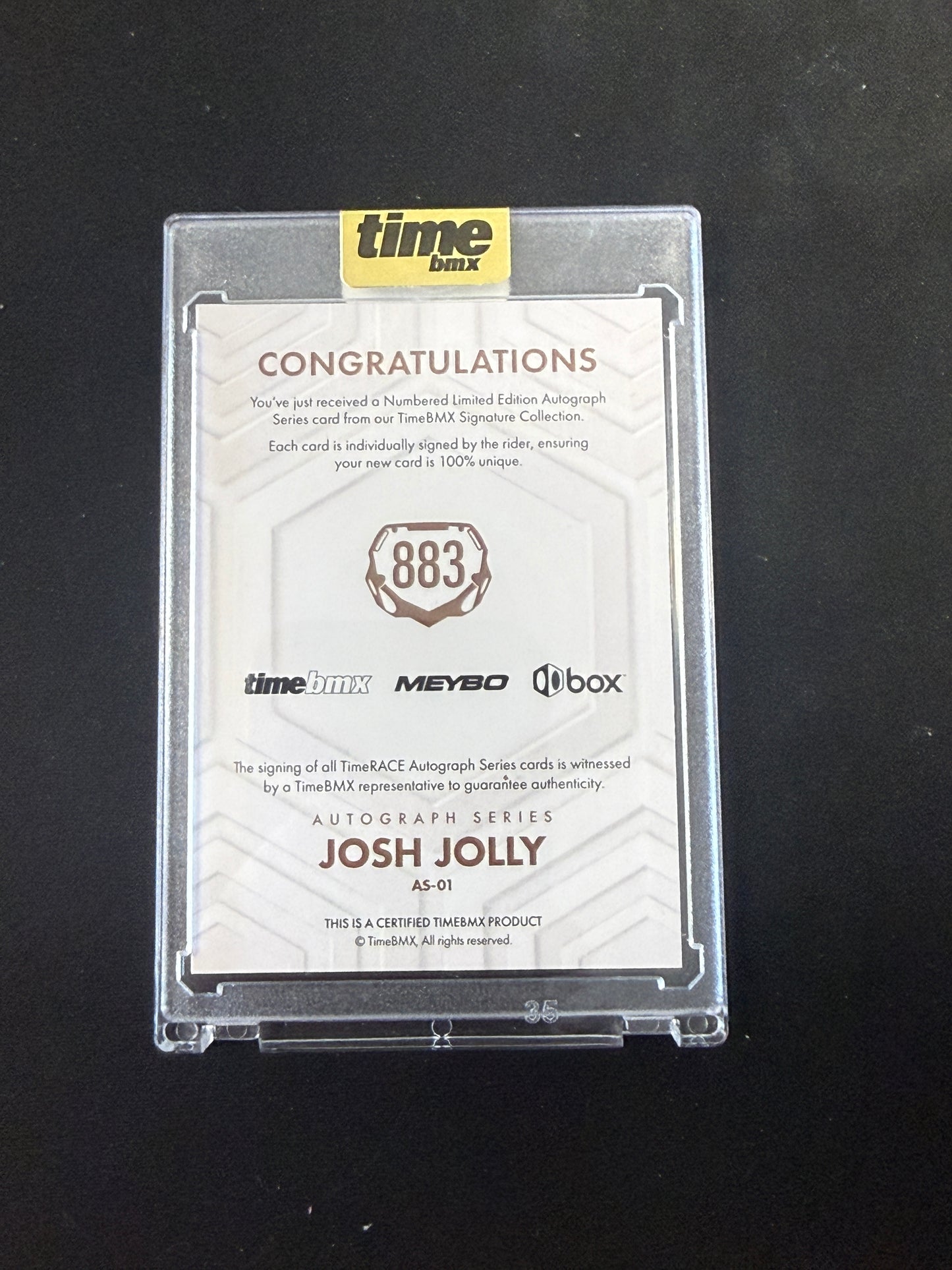 Josh Jolly - Autograph Series - 10/20