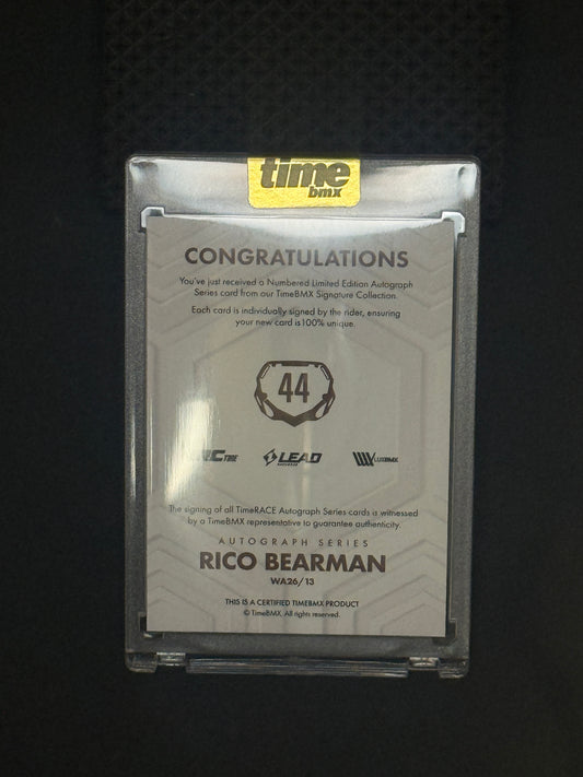 Rico Bearman - Autograph Series - 17/20