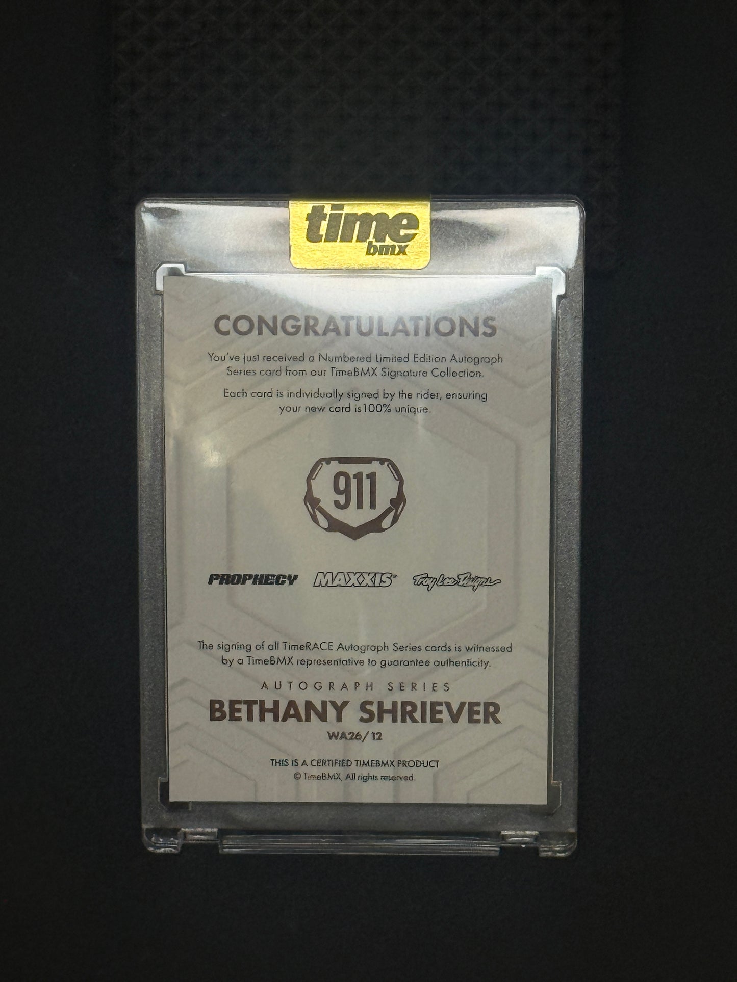 Bethany Shriever - Autograph Series - 11/20