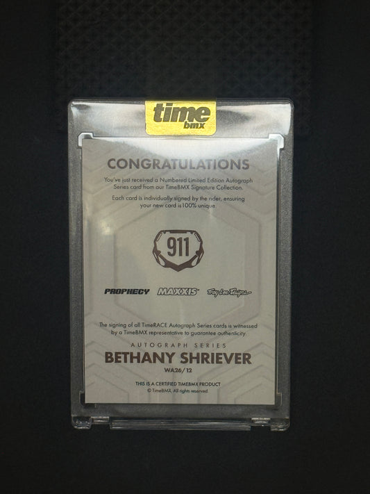 Bethany Shriever - Autograph Series - 11/20
