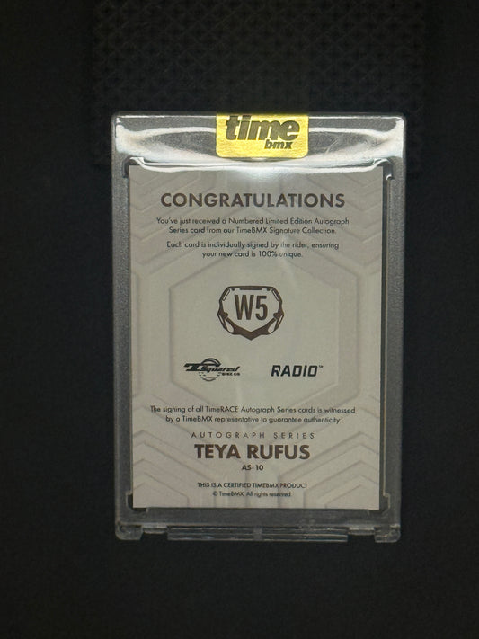 Teya Rufus - Autograph Series - 17/20