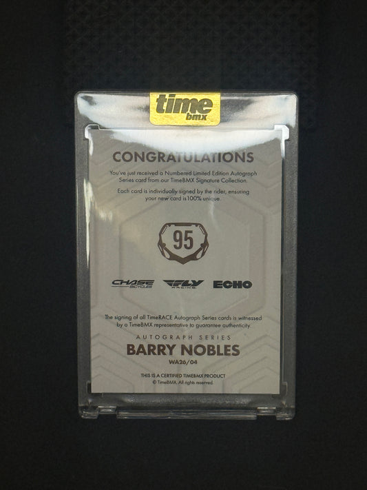 Barry Nobles - Autograph Series - 12/20