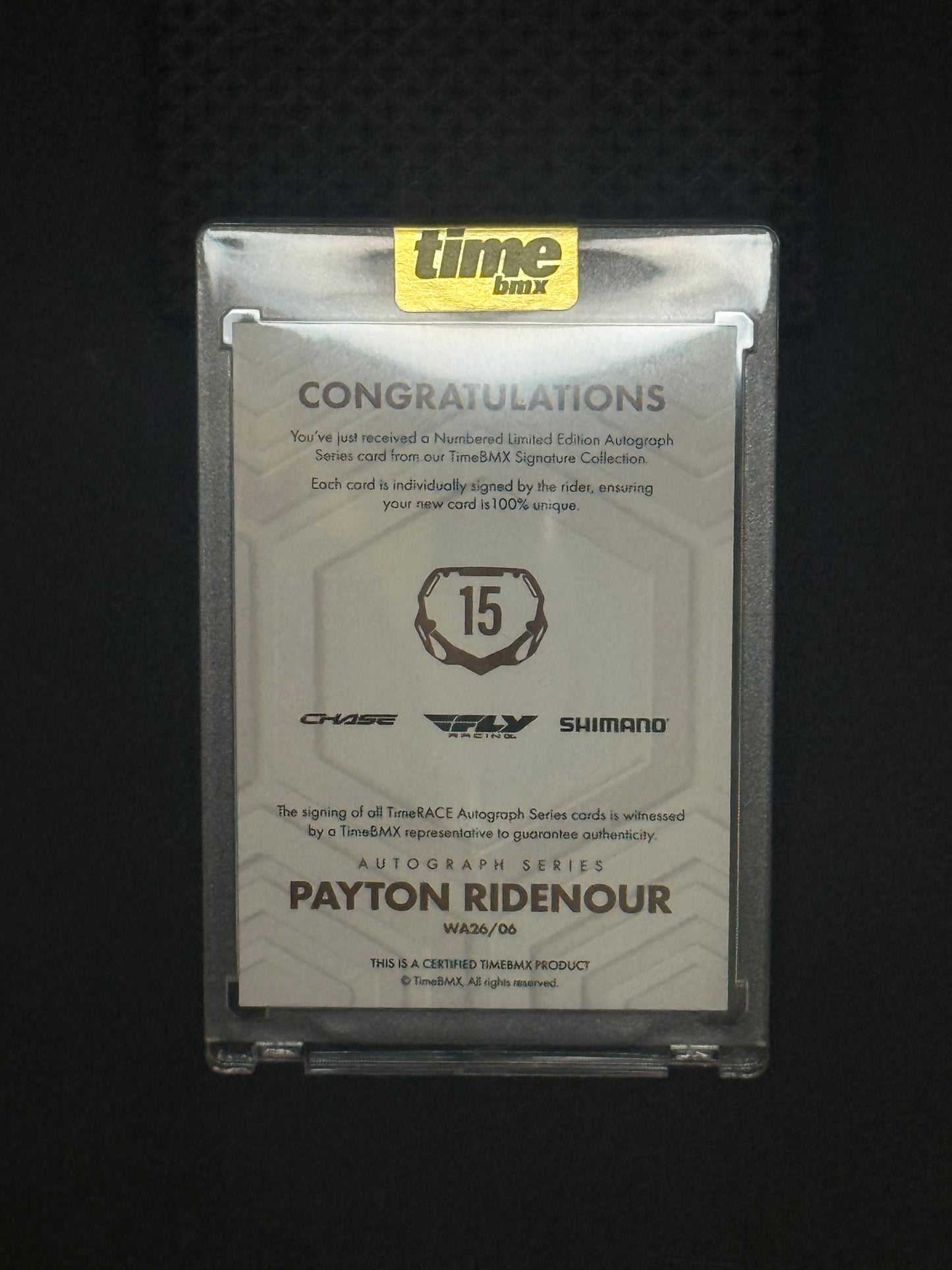 Payton Ridenour - Autograph Series - 19/20