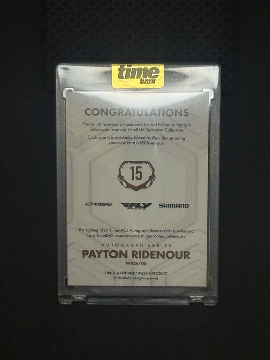 Payton Ridenour - Autograph Series - 19/20