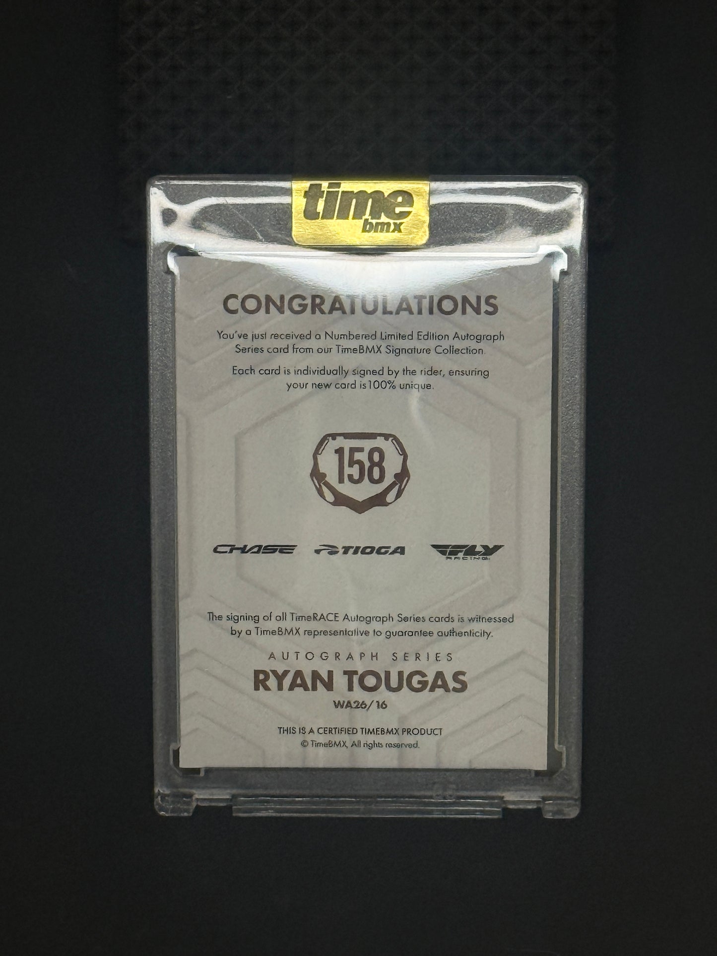 Ryan Tougas - Autograph Series - 16/20