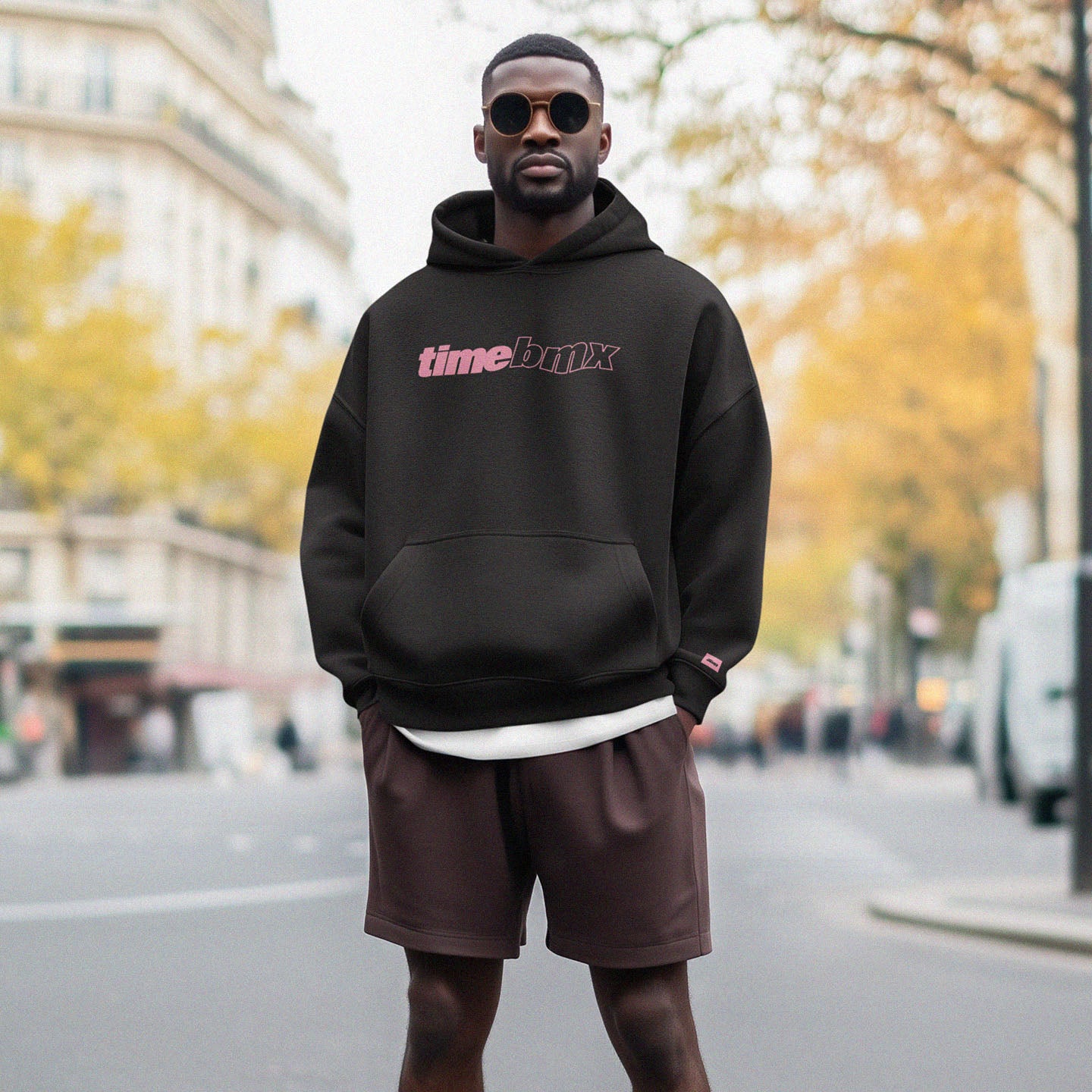 Mens - Ltd Solid Line Faded Hoodie