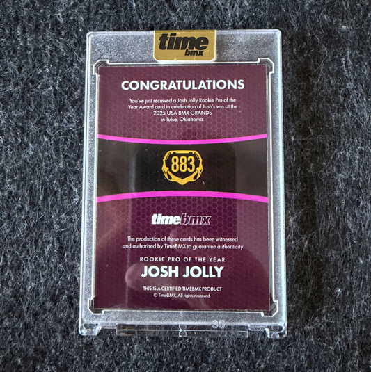 Josh Jolly Rookie Pro of the Year (Base Insert Edition)